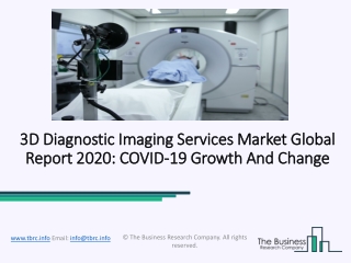 3D Diagnostic Imaging Services Market (Impact Of Covid-19) Industry Overview And Forecast 2030