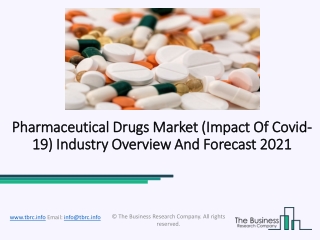 2020 Pharmaceutical Drugs Market Industry Outlook, Growth And Trends