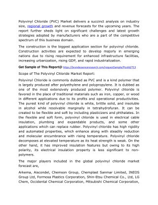 Polyvinyl Chloride (PVC) Market Size, Share, Global Industry Analysis, Revenue, Trend And Top Growing Companies to 2025