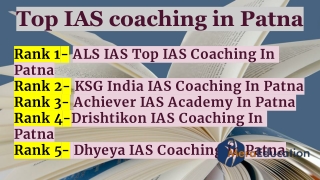 Best IAS Coaching In Patna