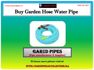 Buy Garden Hose Water Pipe At The Best Price