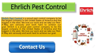 Ehrlich Pest control