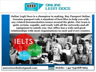 Best Novelty Documents | Purchase Passport Online | Buy IELTS