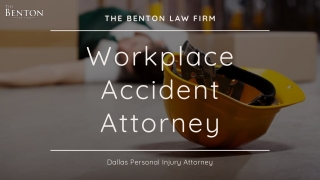 Texas Workplace Accident Attorney