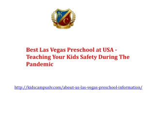 Best Las Vegas Preschool at USA