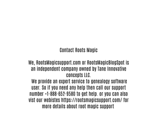 roots magic tree support