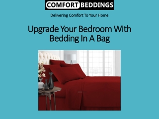 Upgrade your bedroom with Bedding In A Bag
