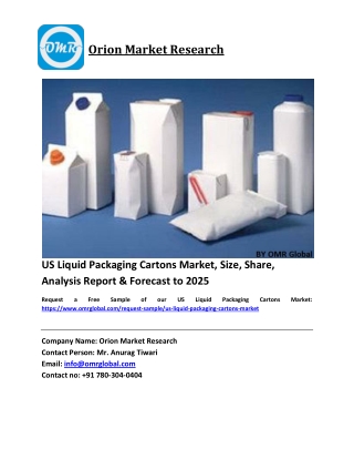 US Liquid Packaging Cartons Market Trends, Size, Competitive Analysis and Forecast 2020-2026