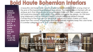 Bold Haute Bohemian Interiors