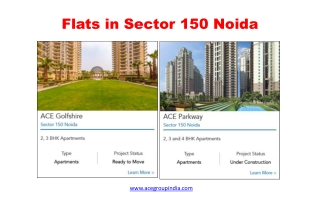 Flats in Sector 150 Noida - Ace Golfshire