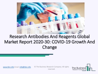 Research Antibodies and Reagents Market Size, Growth, Opportunity and Forecast to 2030