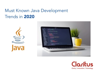 Must Known Java Development Trends In 2020