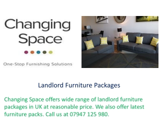 Landlord Furniture Packages