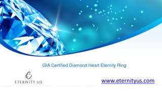 GIA Certified Diamond Heart Eternity Ring - www.eternityus.com