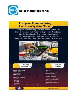 European Manufacturing Execution System Market Size, Competitive Analysis, Share