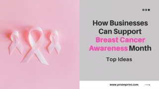 How Businesses can support Breast Cancer Awareness Month