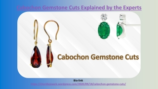 Cabochon Gemstone Cuts Explained by the Experts
