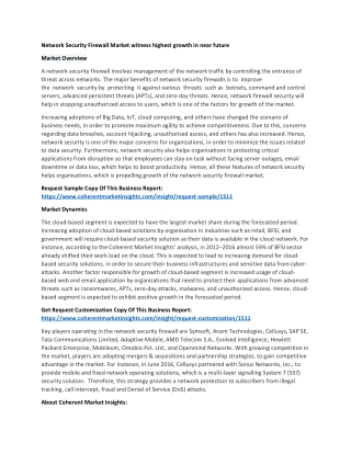 Network Security Firewall Market witness highest growth in near future