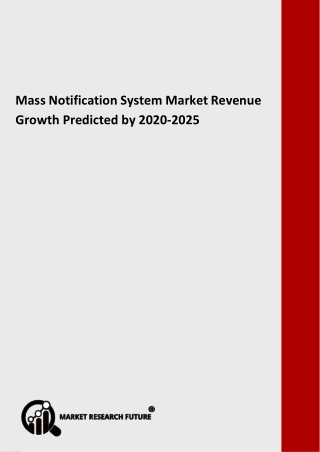 Mass Notification System Market To Achieve USD 12 Billion By The End Of 2023