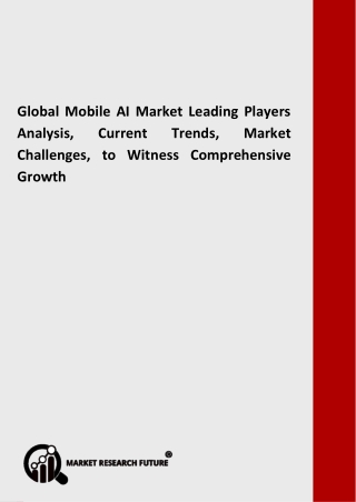 Global Mobile AI Market To Achieve USD 12 Billion By The End Of 2023
