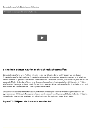 Die 4 Minuten Regel - Ebay Schreckschusswaffen -- 2020