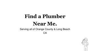 Plumber near me Huntington Beach plumber