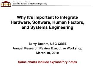 Why It’s Important to Integrate Hardware, Software, Human Factors, and Systems Engineering
