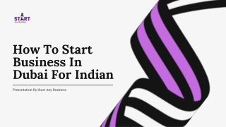 How To Start Business In Dubai For Indian