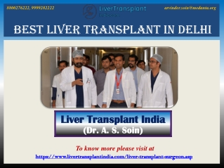 Best Liver Transplant in Delhi For You