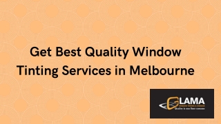 Best Quality Window Tinting Services in Melbourne