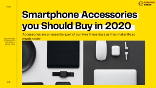 Smartphone Accessories you should buy in 2020