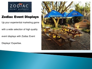 Creative Boutique Advertising Agency | Zodiac Event Displays
