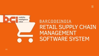 Retail Supply Chain Management Software System - Bar Code India