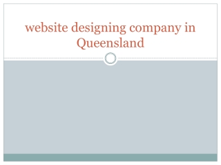 website designing company in queensland