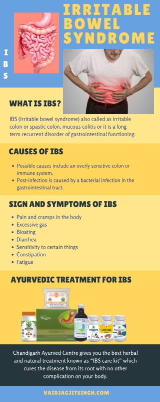 IBS (Irritable bowel syndrome) - Causes, Symptoms and Herbal Treatment