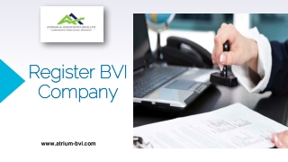 Register BVI Company