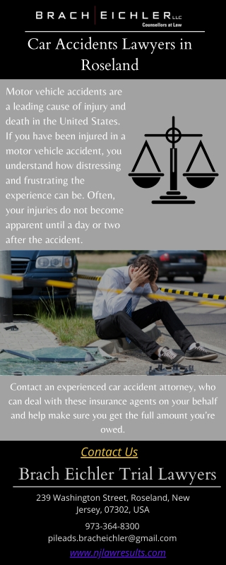 Car Accidents Lawyers in Roseland