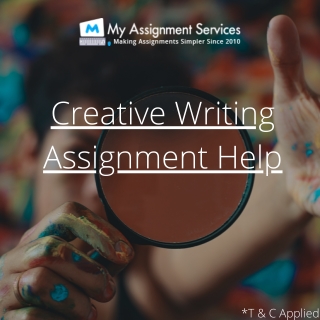 Creative writing assignment help by My Assignment Services