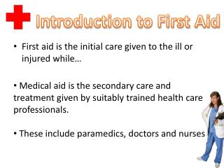 Introduction to First Aid