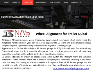 heavy duty truck Water pumps repair in Dubai