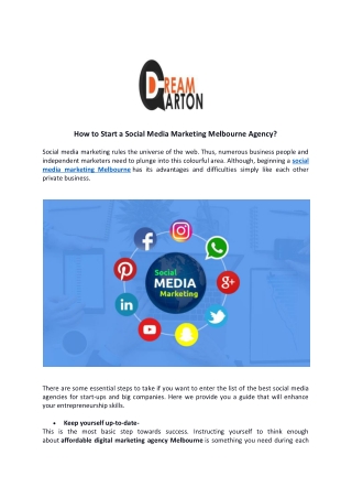 How to Start a Social Media Marketing Melbourne Agency?