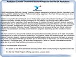 Addiction Canada Treatment Network Helps to Get Rid Of Addic