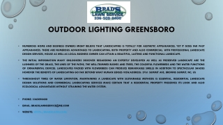 Outdoor Lighting Greensboro