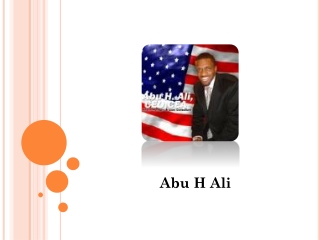 Abu H Ali- Chief Executive Officer