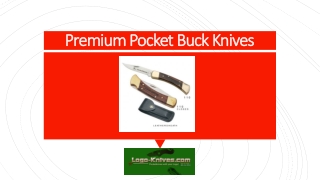 Premium Pocket Buck Knives
