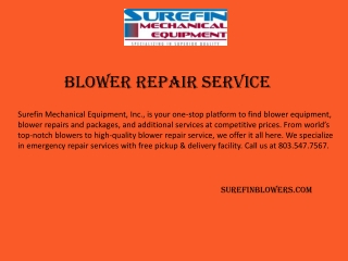 Surefinblowers.com - Blower Repair Service