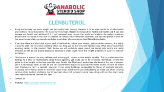 CLENBUTEROL