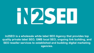 Wholesale SEO - In2SEO