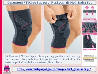 Genumedi Pt knee support | Pushpanjali medi India Pvt