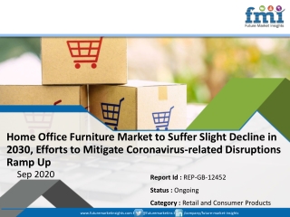 Home Office Furniture Market to Suffer Slight Decline in 2030, Efforts to Mitigate Coronavirus-related Disruptions Ramp